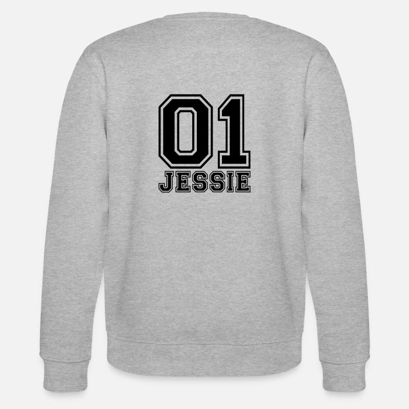 Jessie - Name - Stanley/Stella Unisex Bio-Sweatshirt CHANGER  - Grau meliert