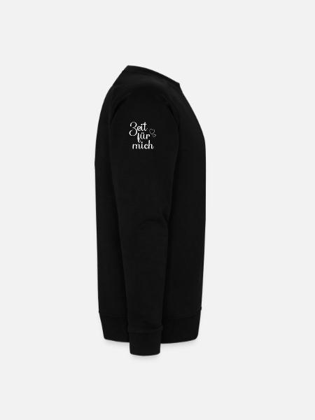 Zeit für mich hell - Stanley/Stella Unisex Bio-Sweatshirt CHANGER - Schwarz