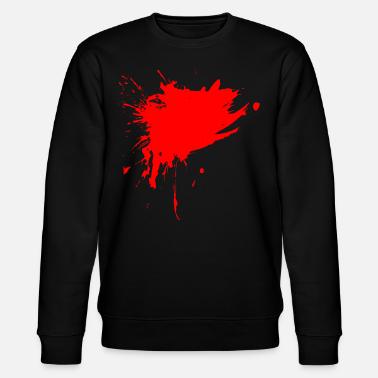 Stain paint splashed red design dirt dirty