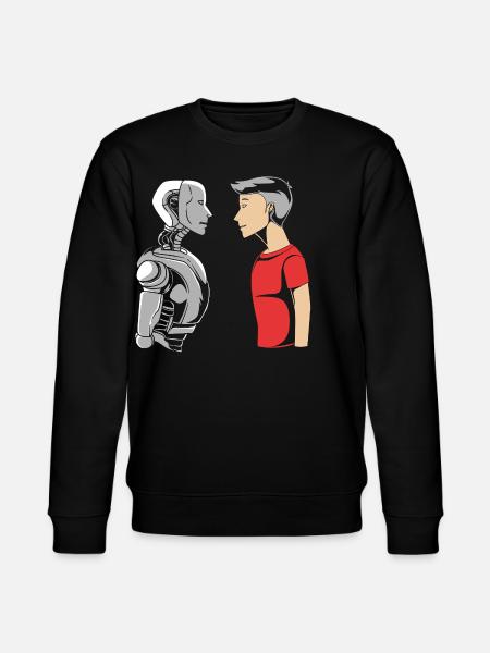 GPT Artificial Intelligence - Stanley/Stella CHANGER Unisex Organic Sweatshirt - black