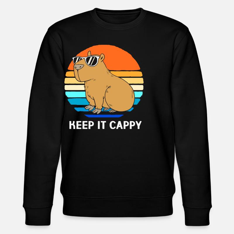 Capybara Capibara - Sweat bio CHANGER Stanley/Stella Unisexe - noir