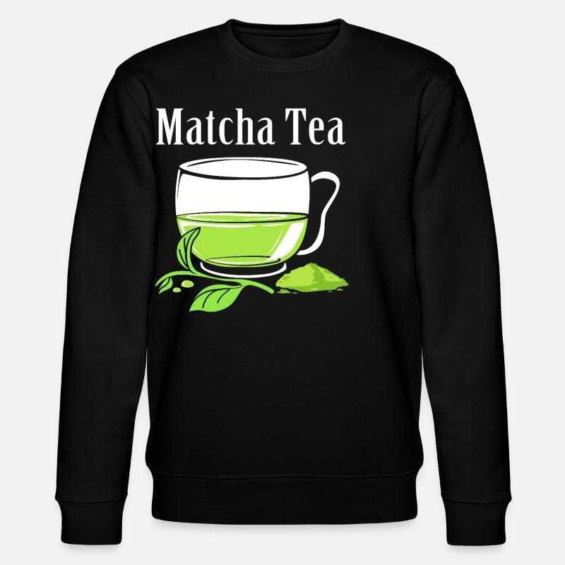 Matcha Tee - Stanley/Stella Unisex Bio-Sweatshirt CHANGER  - Schwarz