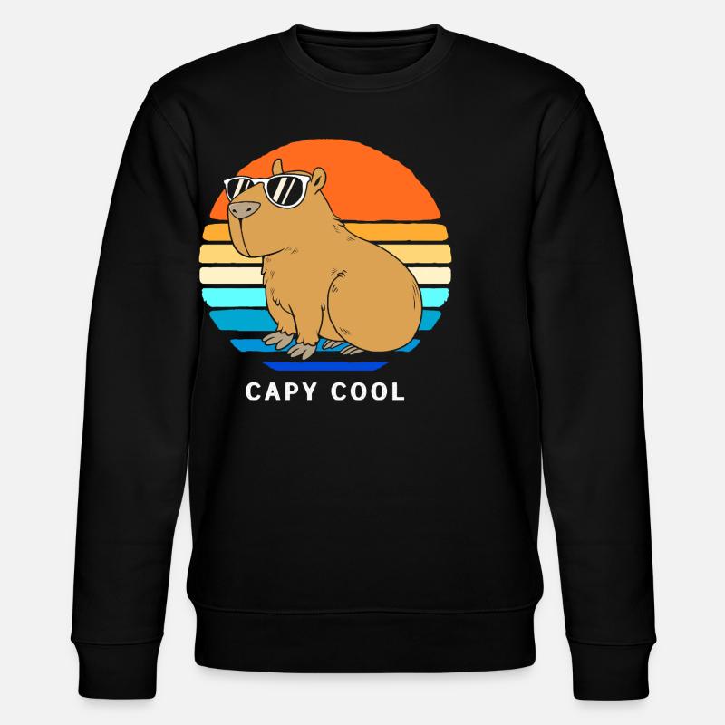 Capybara Capibara - Sweat bio CHANGER Stanley/Stella Unisexe - noir
