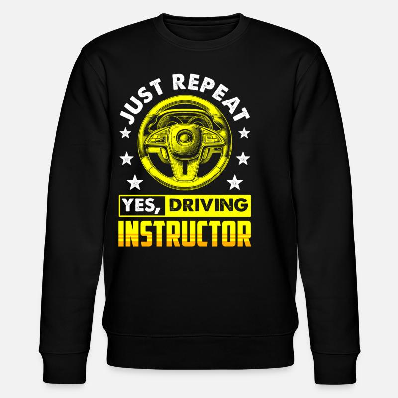 Driving School Driving Instructor - Stanley/Stella CHANGER Unisex Organic Sweatshirt - black