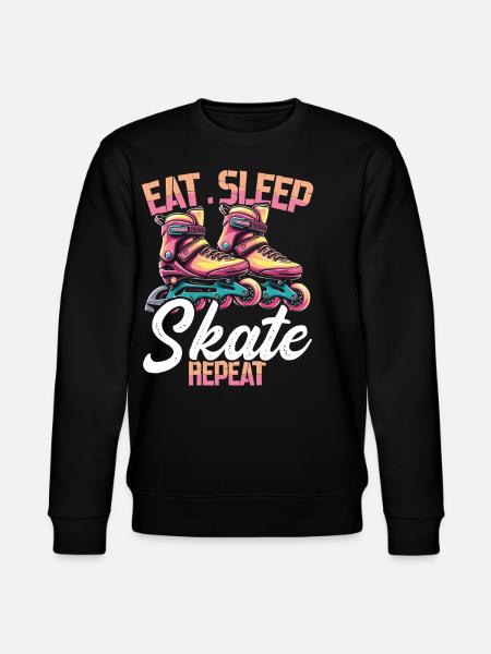 Inline Skating Rollerblading Inline Skates - Stanley/Stella Unisex Bio-Sweatshirt CHANGER - Schwarz