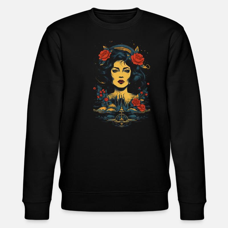 Retro - Stanley/Stella Unisex Bio-Sweatshirt CHANGER  - Schwarz