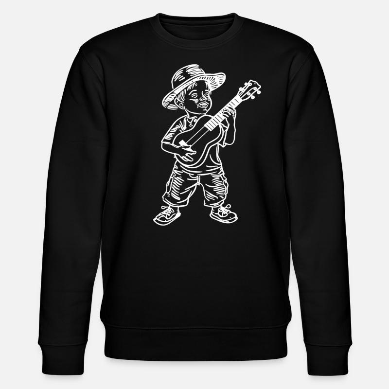 Ukulélé garçon dessin - Sweat bio CHANGER Stanley/Stella Unisexe - noir