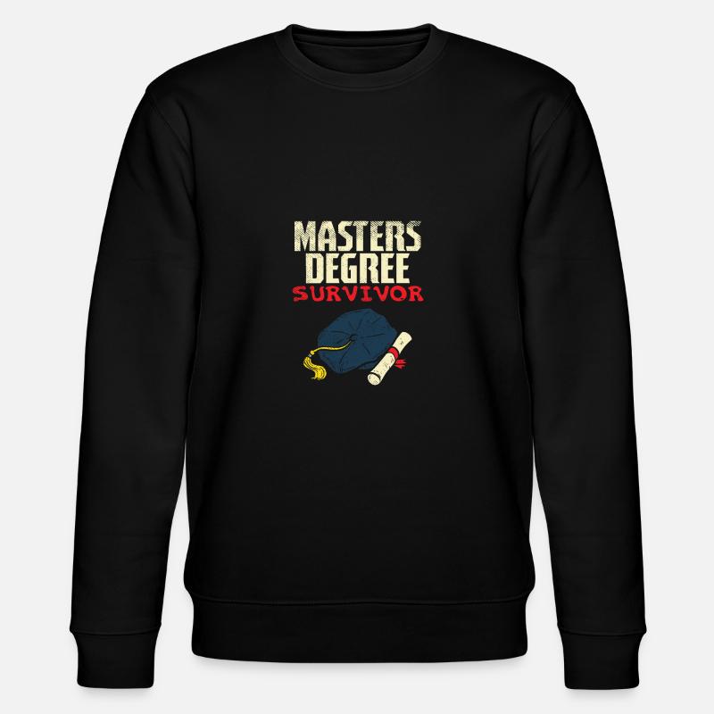 Masters Degree Survivor - Stanley/Stella Unisex Bio-Sweatshirt CHANGER  - Schwarz