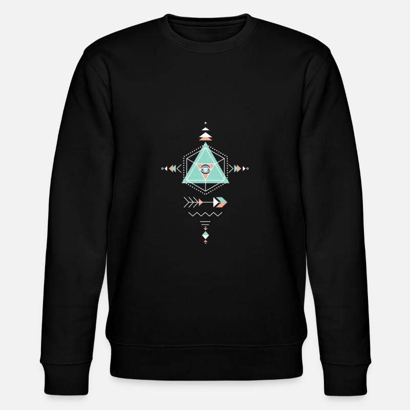 Festival Design - Stanley/Stella Unisex Bio-Sweatshirt CHANGER  - Schwarz