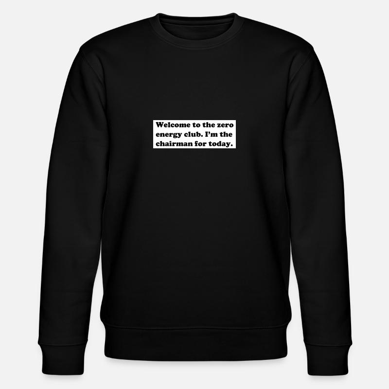 Zero Energy - Stanley/Stella CHANGER Unisex Organic Sweatshirt - black