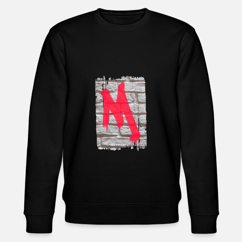 mauer m - Stanley/Stella Unisex Bio-Sweatshirt CHANGER  - Schwarz