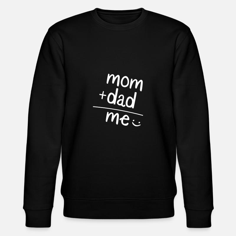 maman + papa = me - Sweat bio CHANGER Stanley/Stella Unisexe - noir