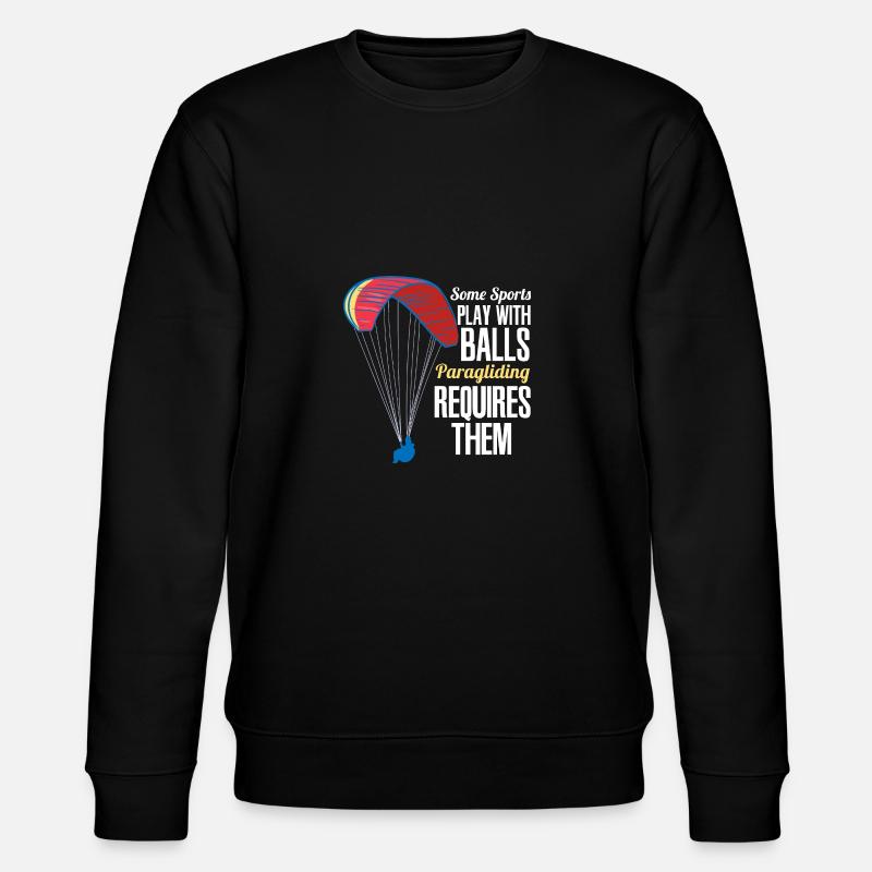 Paragliding Requires - Stanley/Stella Unisex Bio-Sweatshirt CHANGER  - Schwarz