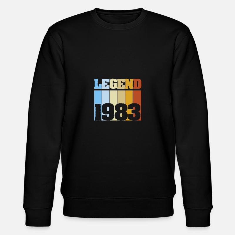 1983 - Stanley/Stella Unisex Bio-Sweatshirt CHANGER  - Schwarz