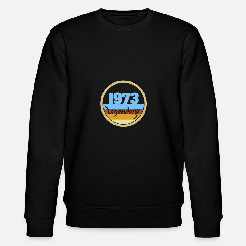 Legendary 1973 - Stanley/Stella Unisex Bio-Sweatshirt CHANGER  - Schwarz