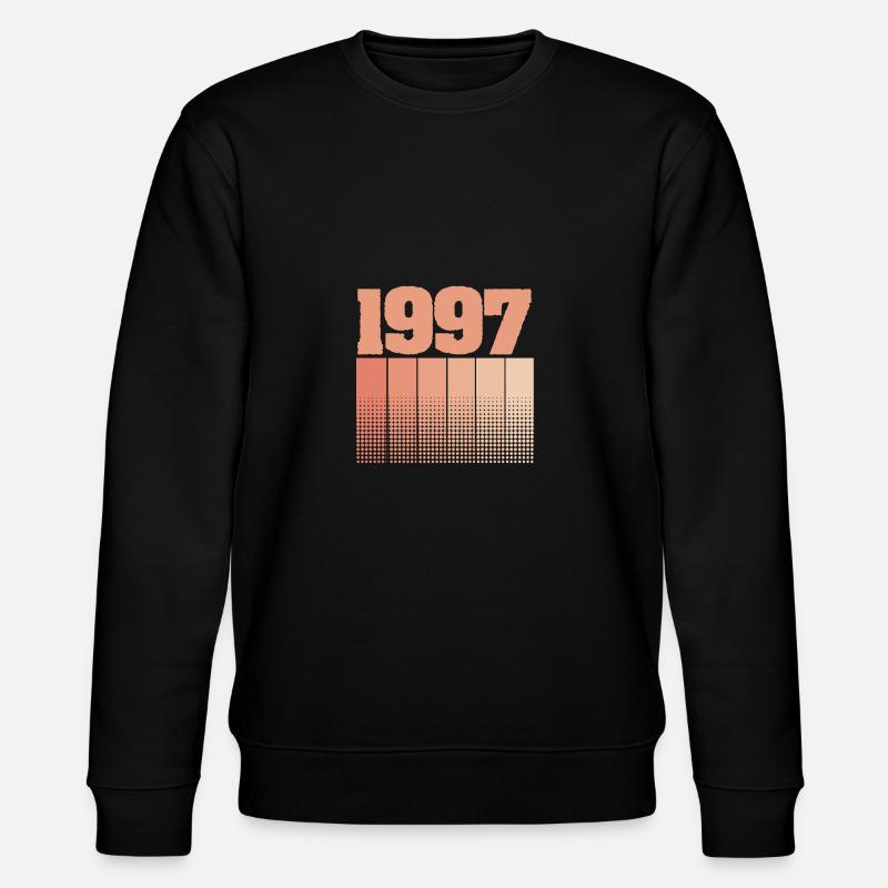 Jahr 1997 - Stanley/Stella Unisex Bio-Sweatshirt CHANGER  - Schwarz