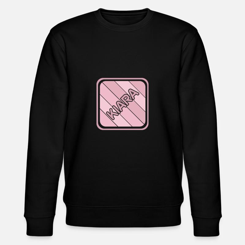 First name Kiara - Stanley/Stella CHANGER Unisex Organic Sweatshirt - black