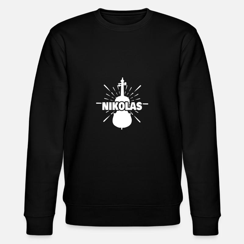 Geschenk für Nikolas - Stanley/Stella Unisex Bio-Sweatshirt CHANGER  - Schwarz