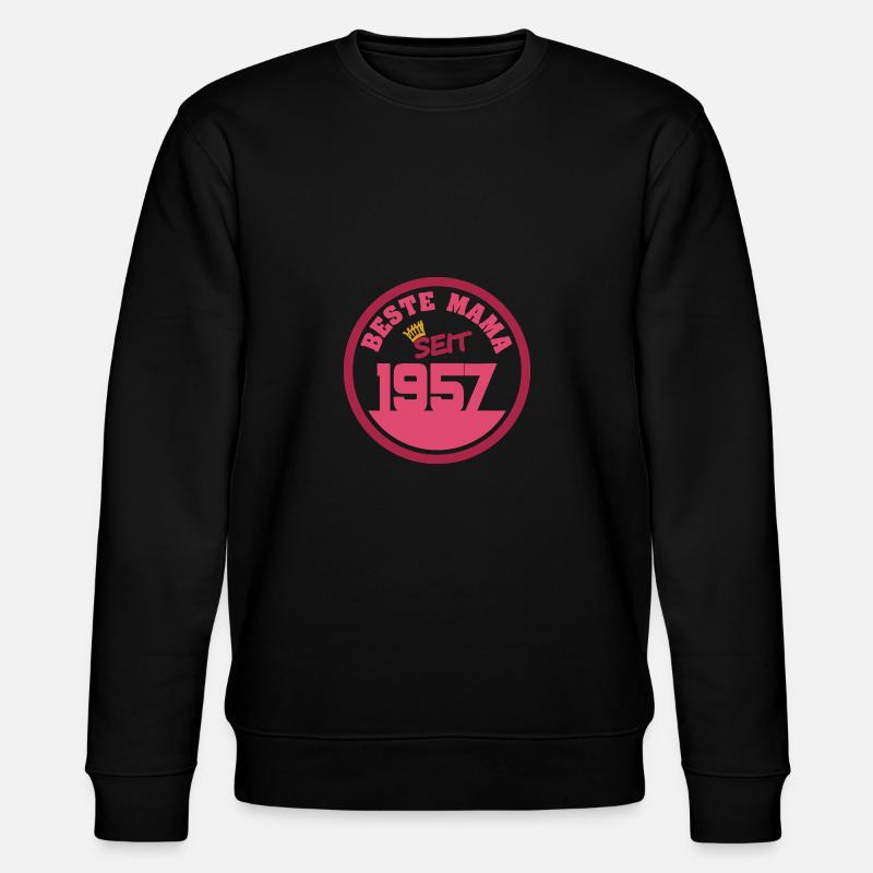 1957 - Stanley/Stella Unisex Bio-Sweatshirt CHANGER  - Schwarz