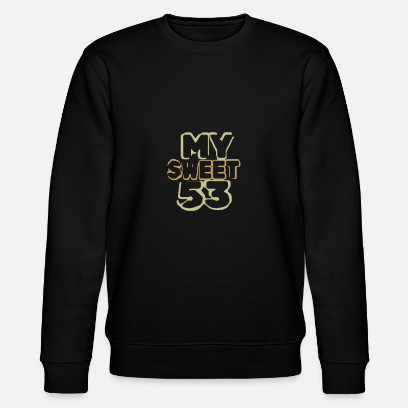 Süß 53 - Stanley/Stella Unisex Bio-Sweatshirt CHANGER  - Schwarz
