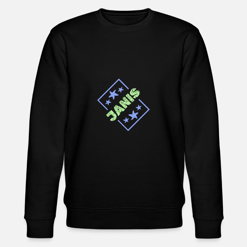 Gift for Janis - Stanley/Stella CHANGER Unisex Organic Sweatshirt - black