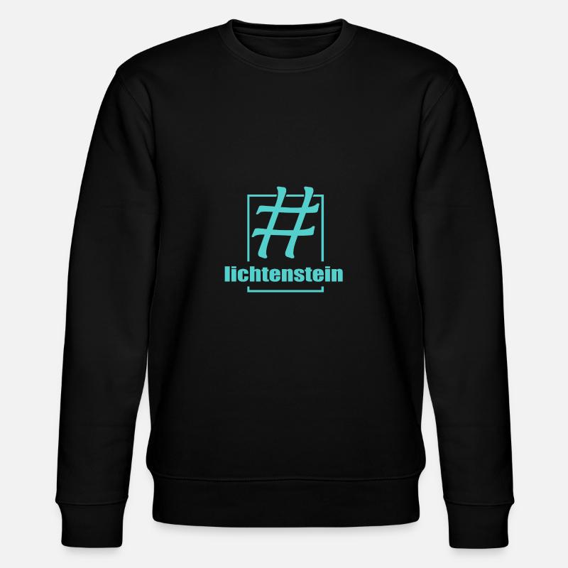 LichtensteinLichtenstein - Stanley/Stella Unisex Bio-Sweatshirt CHANGER  - Schwarz
