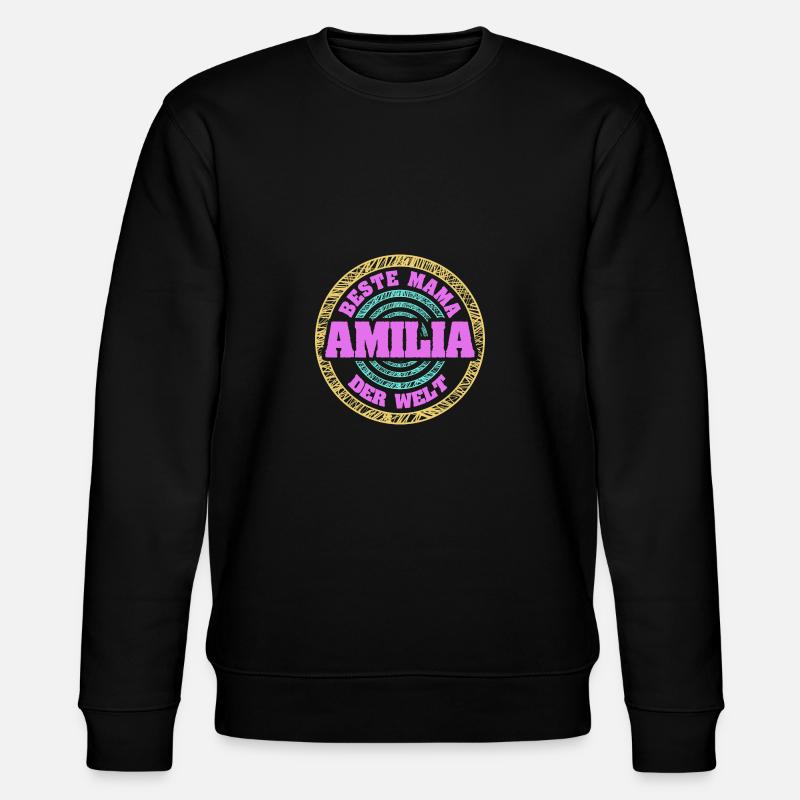 Mutter Amilia - Stanley/Stella Unisex Bio-Sweatshirt CHANGER  - Schwarz