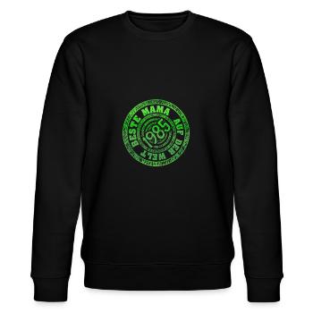 mutti 1985 - Stanley/Stella Unisex Bio-Sweatshirt CHANGER  - Schwarz - Vorne - Nik (191cm) & Marisol (170cm)