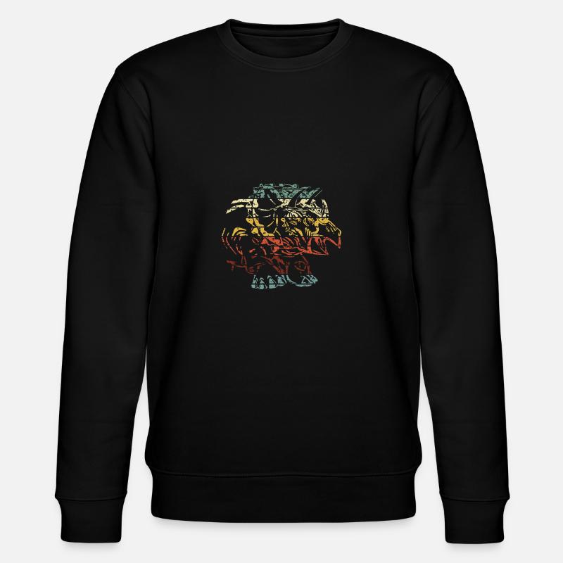 TRICERATOPS - Stanley/Stella Unisex Bio-Sweatshirt CHANGER  - Schwarz