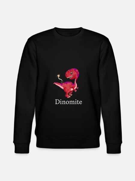 Dino mite - Stanley/Stella Unisex Bio-Sweatshirt CHANGER  - Schwarz
