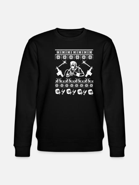 Welder Welder Christmas - Stanley/Stella CHANGER Unisex Organic Sweatshirt - black