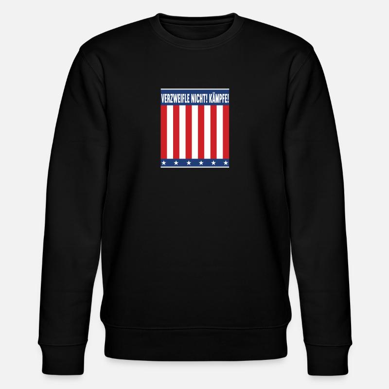Don't despair, fight! - Stanley/Stella CHANGER Unisex Organic Sweatshirt - black