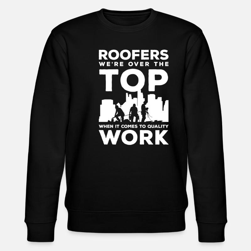 Handwerker Spaß - Stanley/Stella Unisex Bio-Sweatshirt CHANGER  - Schwarz