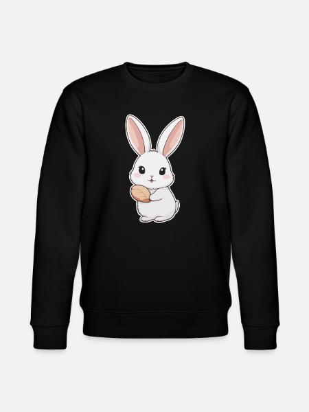 Bunny, Rabbit, Easter Bunny - Stanley/Stella CHANGER Unisex Organic Sweatshirt - black
