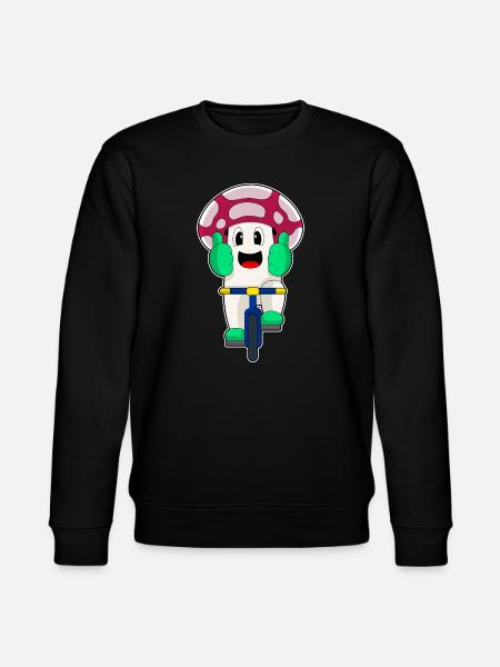 Vélo champignon - Sweat bio CHANGER Stanley/Stella Unisexe - noir