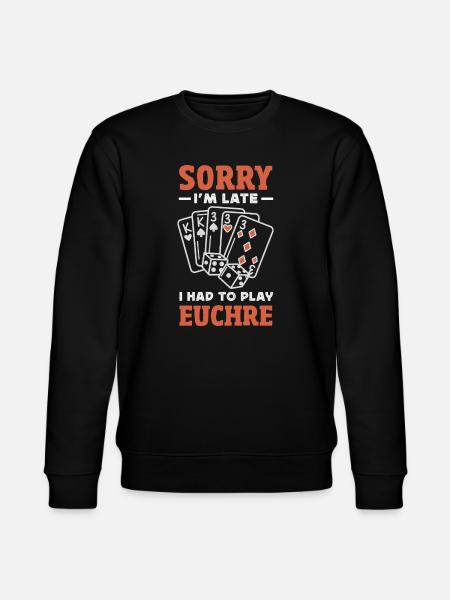 I'm sorry I'm too late - Stanley/Stella CHANGER Unisex Organic Sweatshirt - black