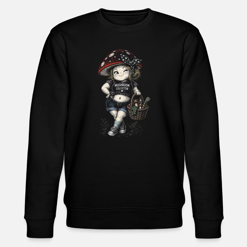 Champignon - Sweat bio CHANGER Stanley/Stella Unisexe - noir