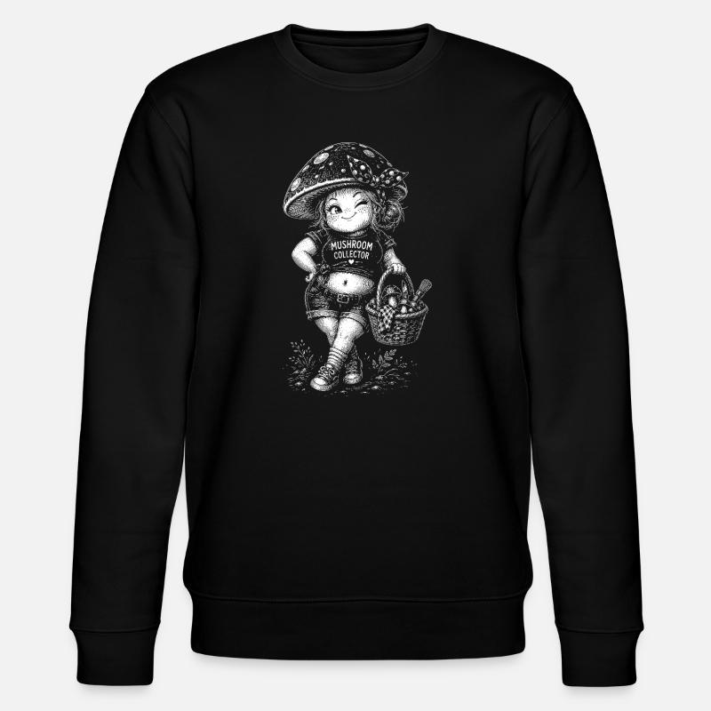 Champignon - Sweat bio CHANGER Stanley/Stella Unisexe - noir