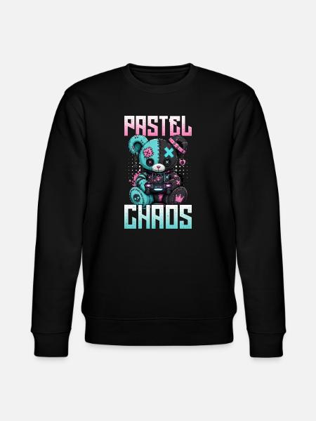 Pastel Goth Soft Goth Gaming Gamer - Stanley/Stella CHANGER Unisex Organic Sweatshirt - black