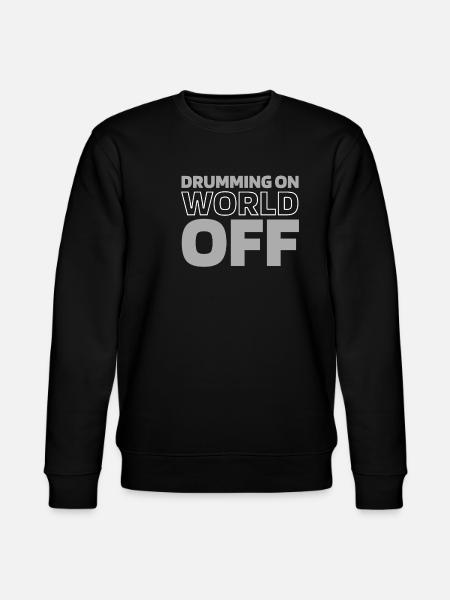 Drums Drummers Drummers - Stanley/Stella CHANGER Unisex Organic Sweatshirt - black