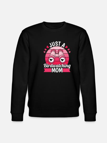 Birdwatcher Just A Birdwatching Mom - Stanley/Stella CHANGER Unisex Organic Sweatshirt - black