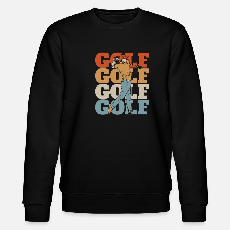 Golf Golfeur Golf - Sweat bio CHANGER Stanley/Stella Unisexe - noir