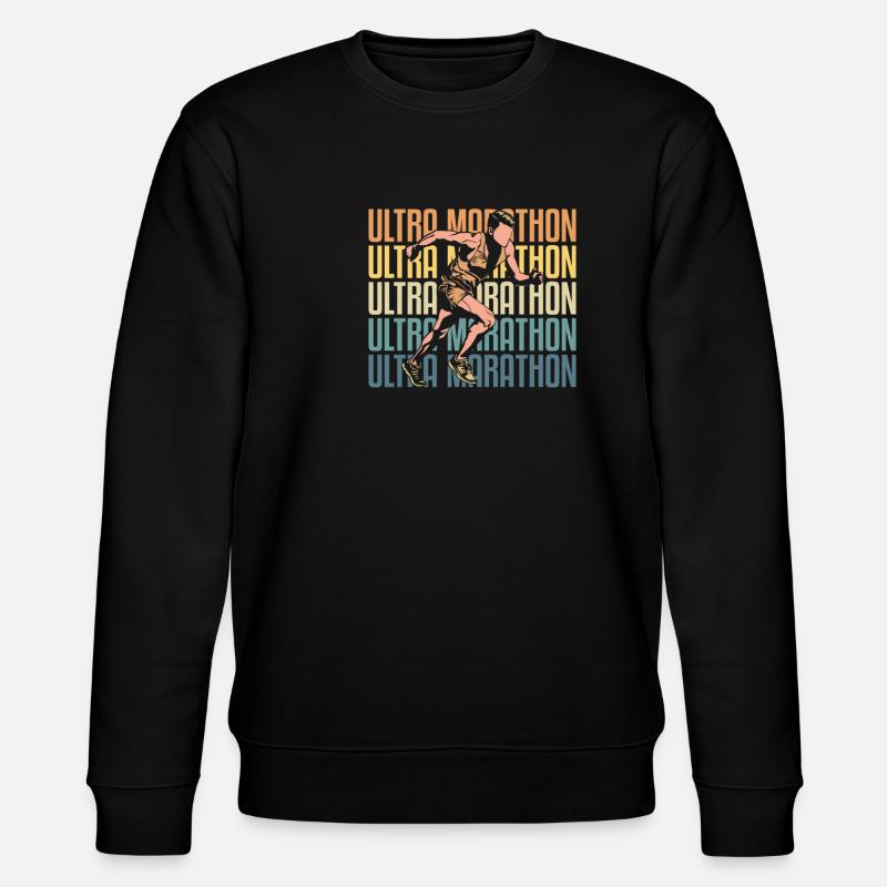 Ultramarathon - Stanley/Stella Unisex Bio-Sweatshirt CHANGER  - Schwarz