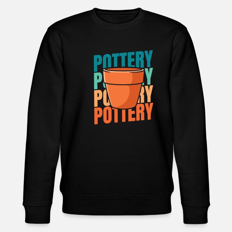 Make pottery - Stanley/Stella CHANGER Unisex Organic Sweatshirt - black