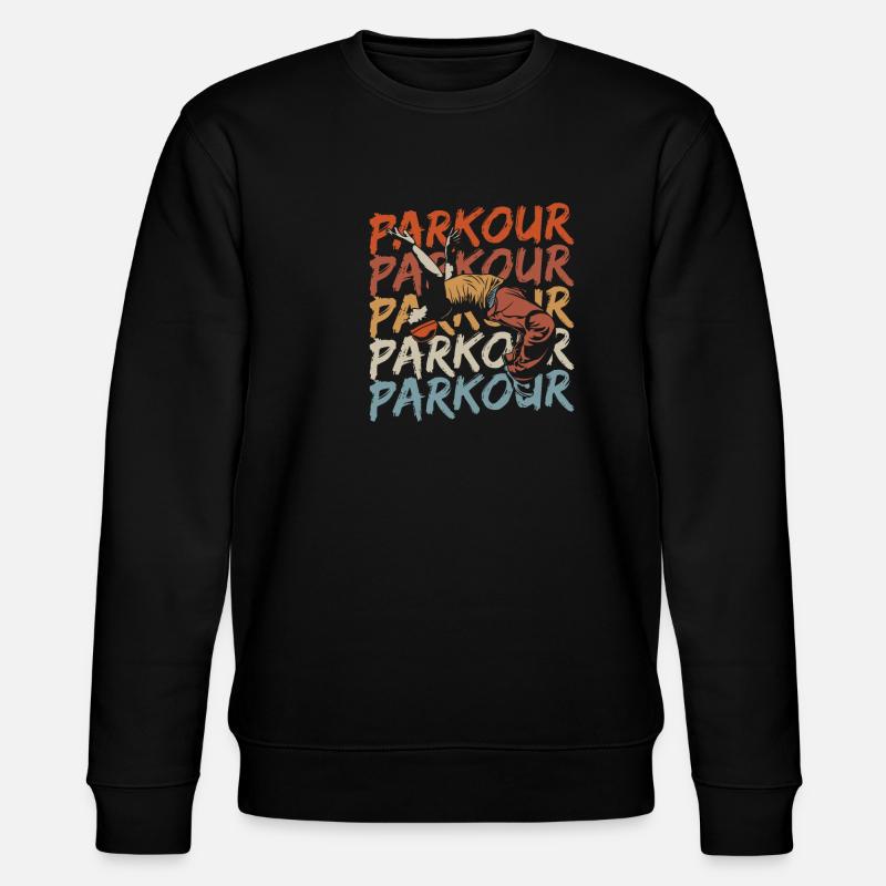Parkour - Stanley/Stella Unisex Bio-Sweatshirt CHANGER  - Schwarz