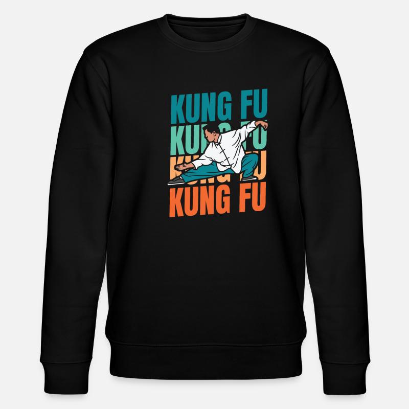 Kung-fu - Sweat bio CHANGER Stanley/Stella Unisexe - noir