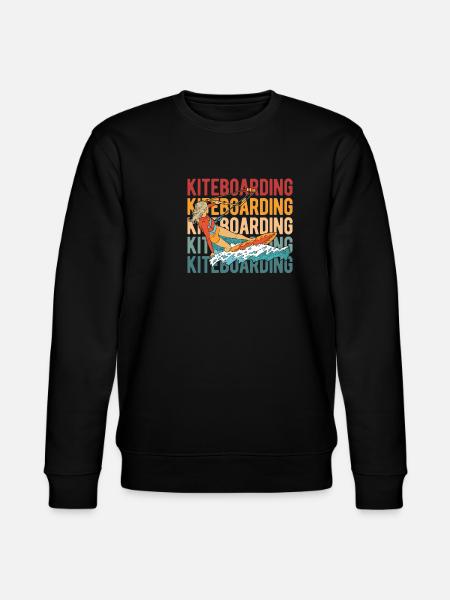 Kitesurfer Kitesurfing Kiting Kitesurfing - Stanley/Stella CHANGER Unisex Organic Sweatshirt - black