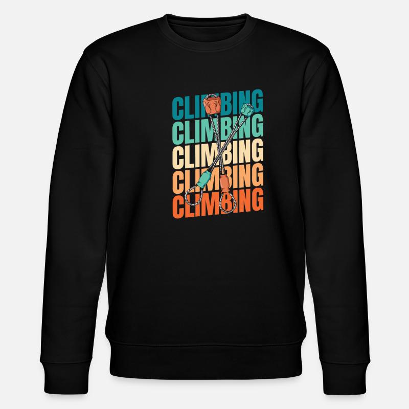 Grimpeurs d’escalade - Sweat bio CHANGER Stanley/Stella Unisexe - noir