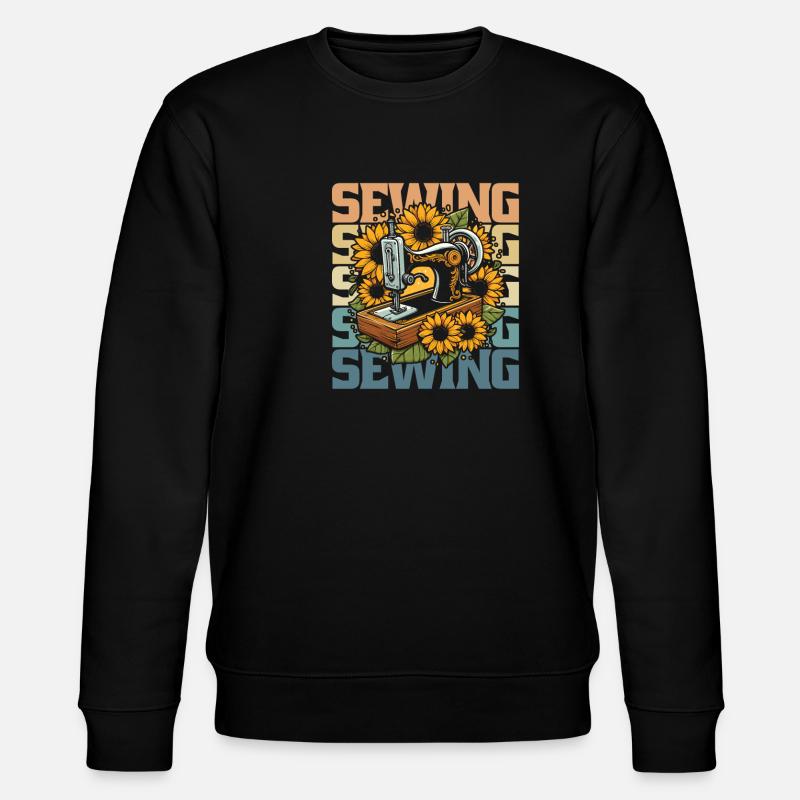 Nähen Nähmaschine - Stanley/Stella Unisex Bio-Sweatshirt CHANGER  - Schwarz