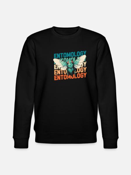 Entomology Entomologist Insect - Stanley/Stella CHANGER Unisex Organic Sweatshirt - black